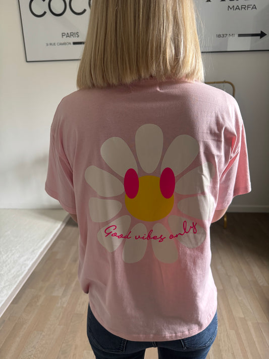 T-shirt Vibe - Rose