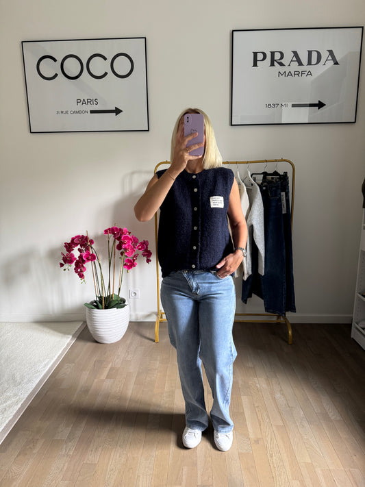 Gilet Eva - Bleu marine