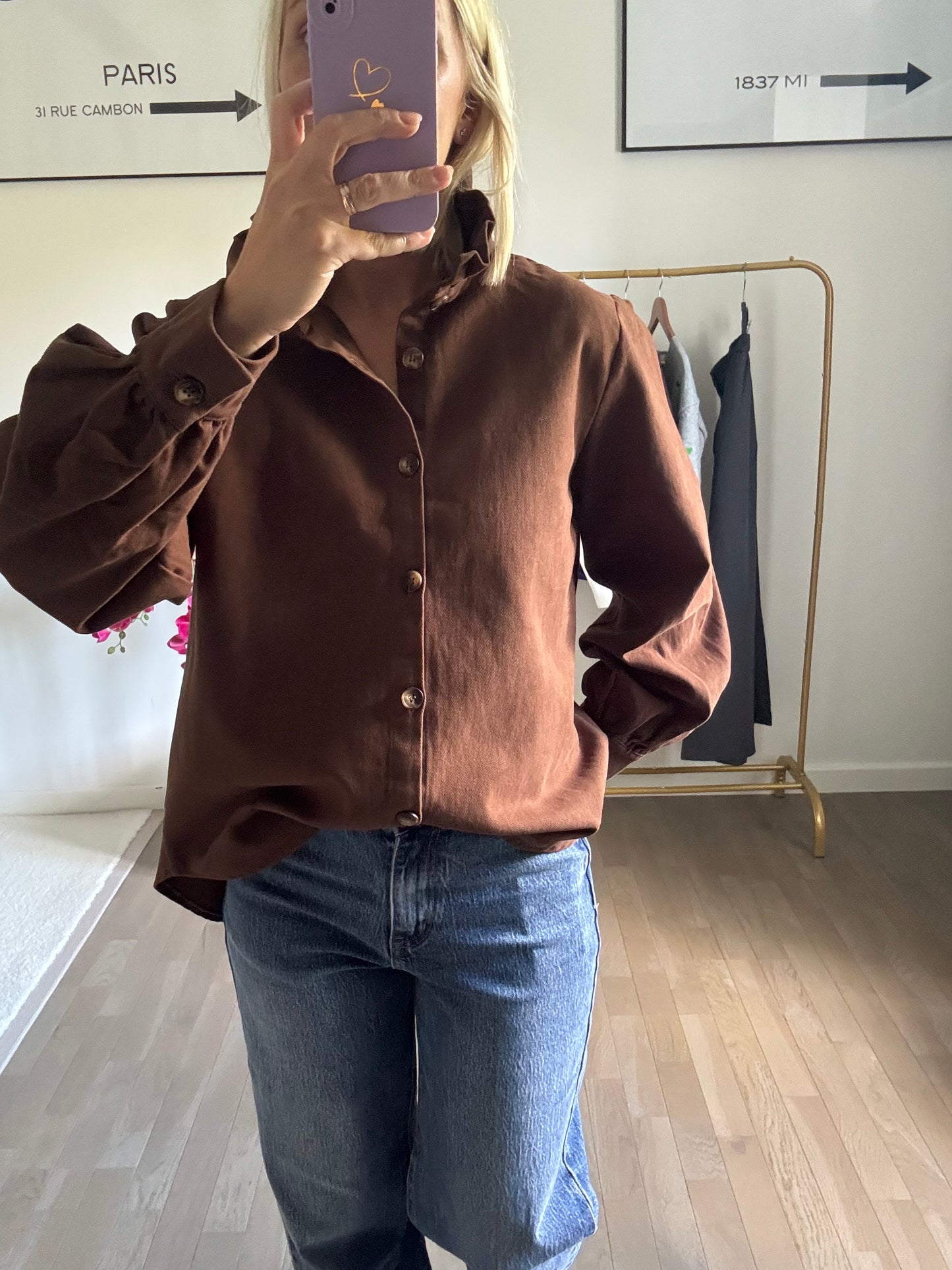 Sur-chemise - Moka