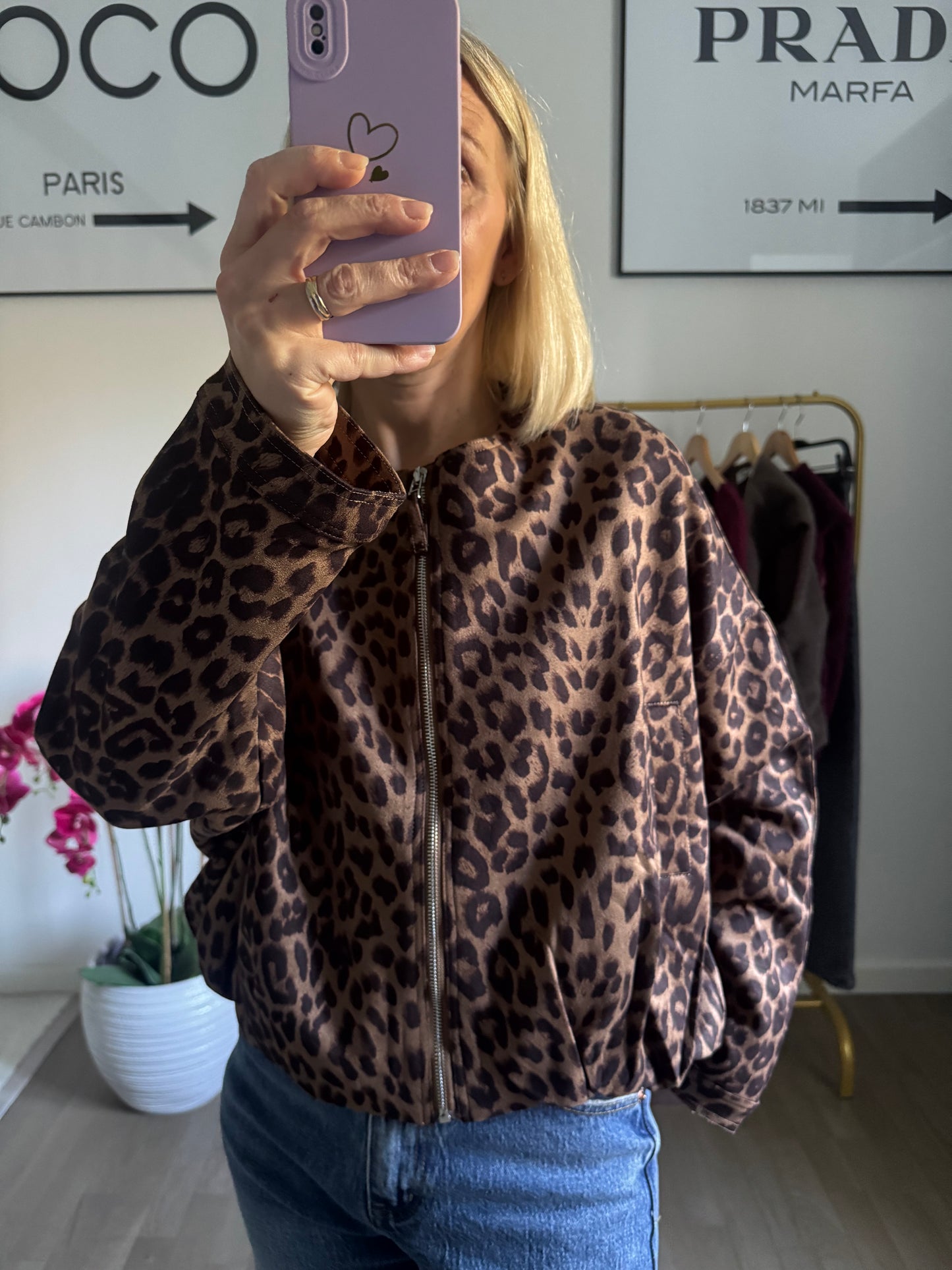 Veste Léonie - Motif léopard