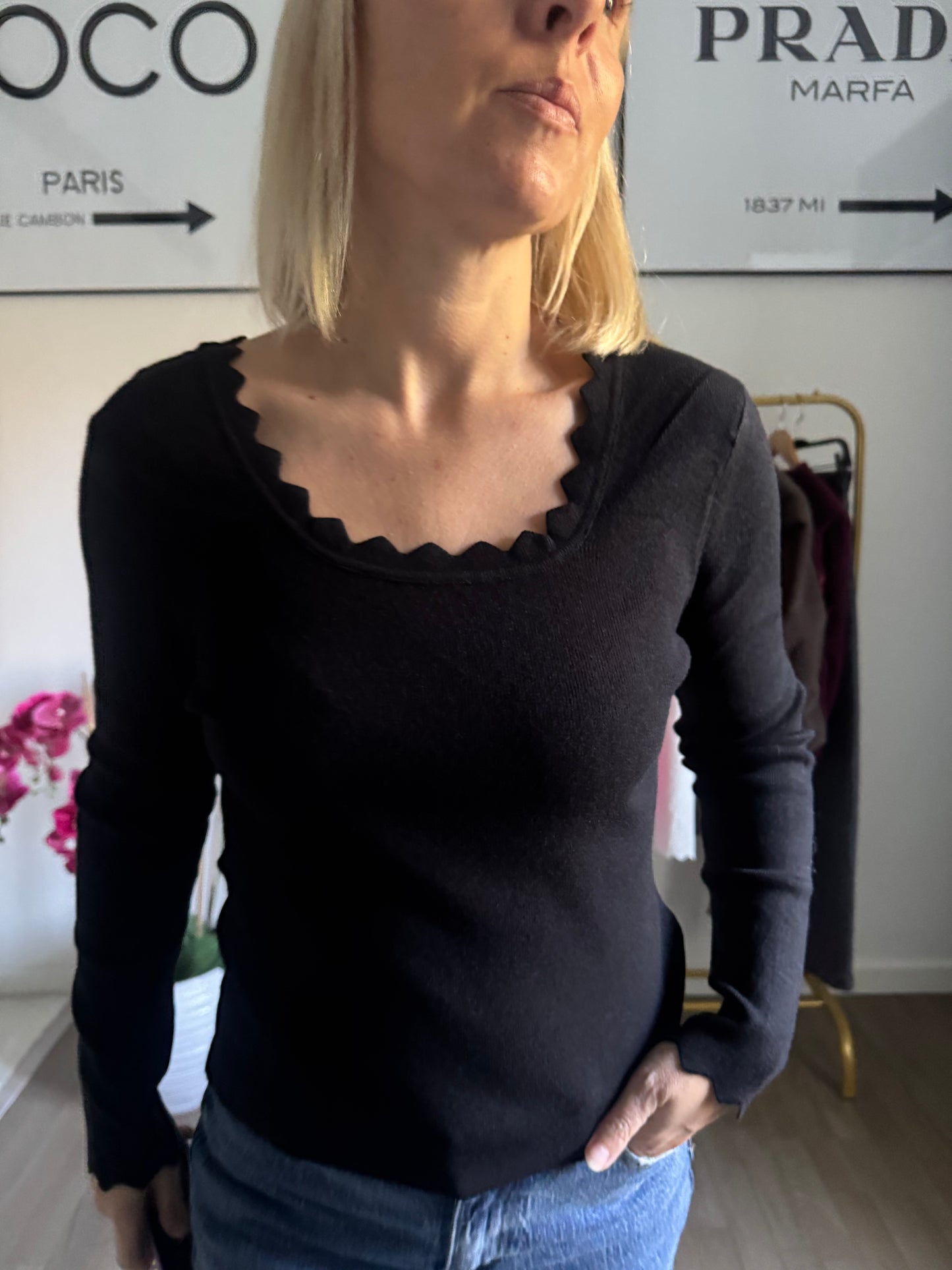 Top Elisa - Noir
