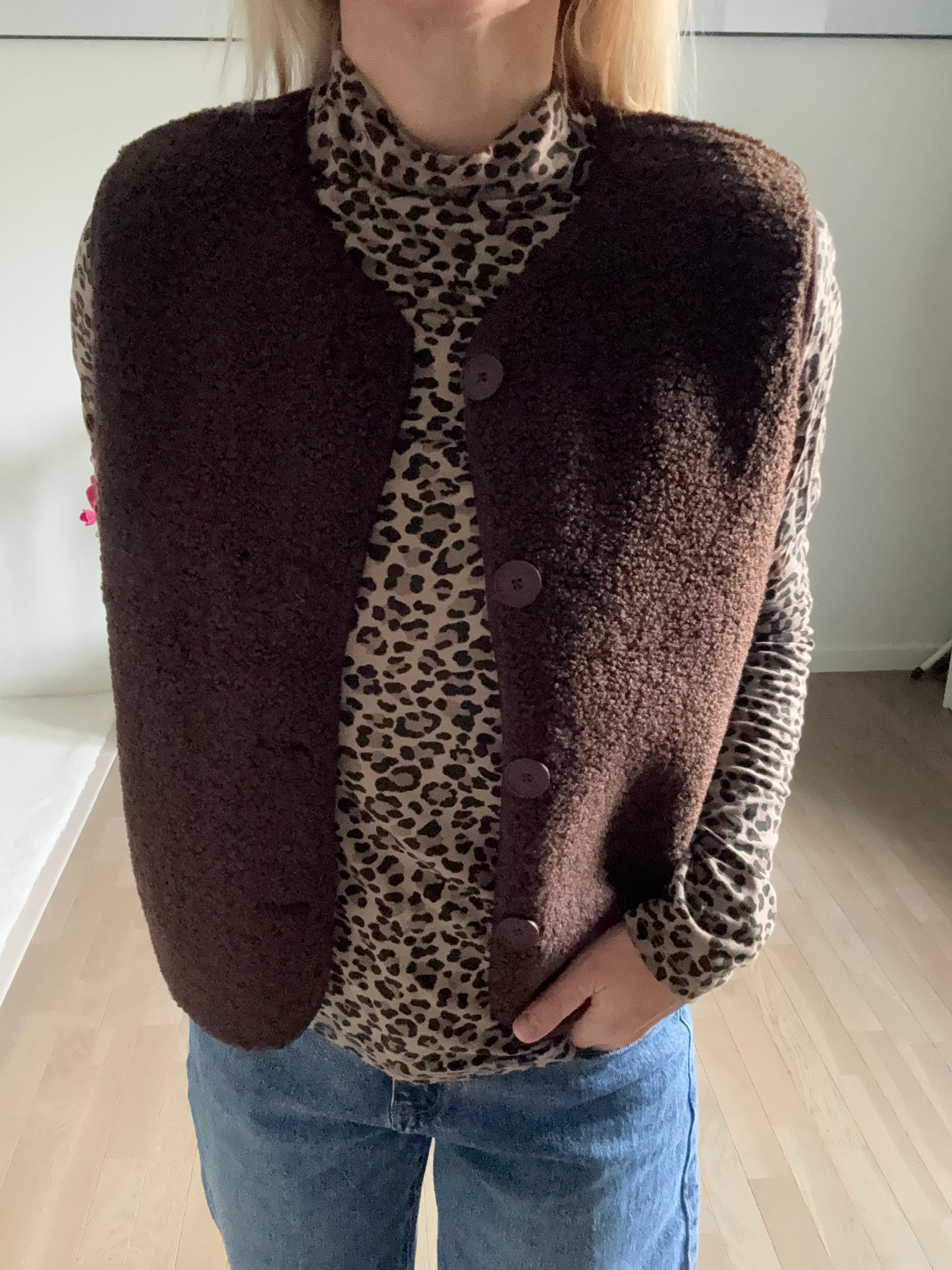 Gilet Léo - Marron