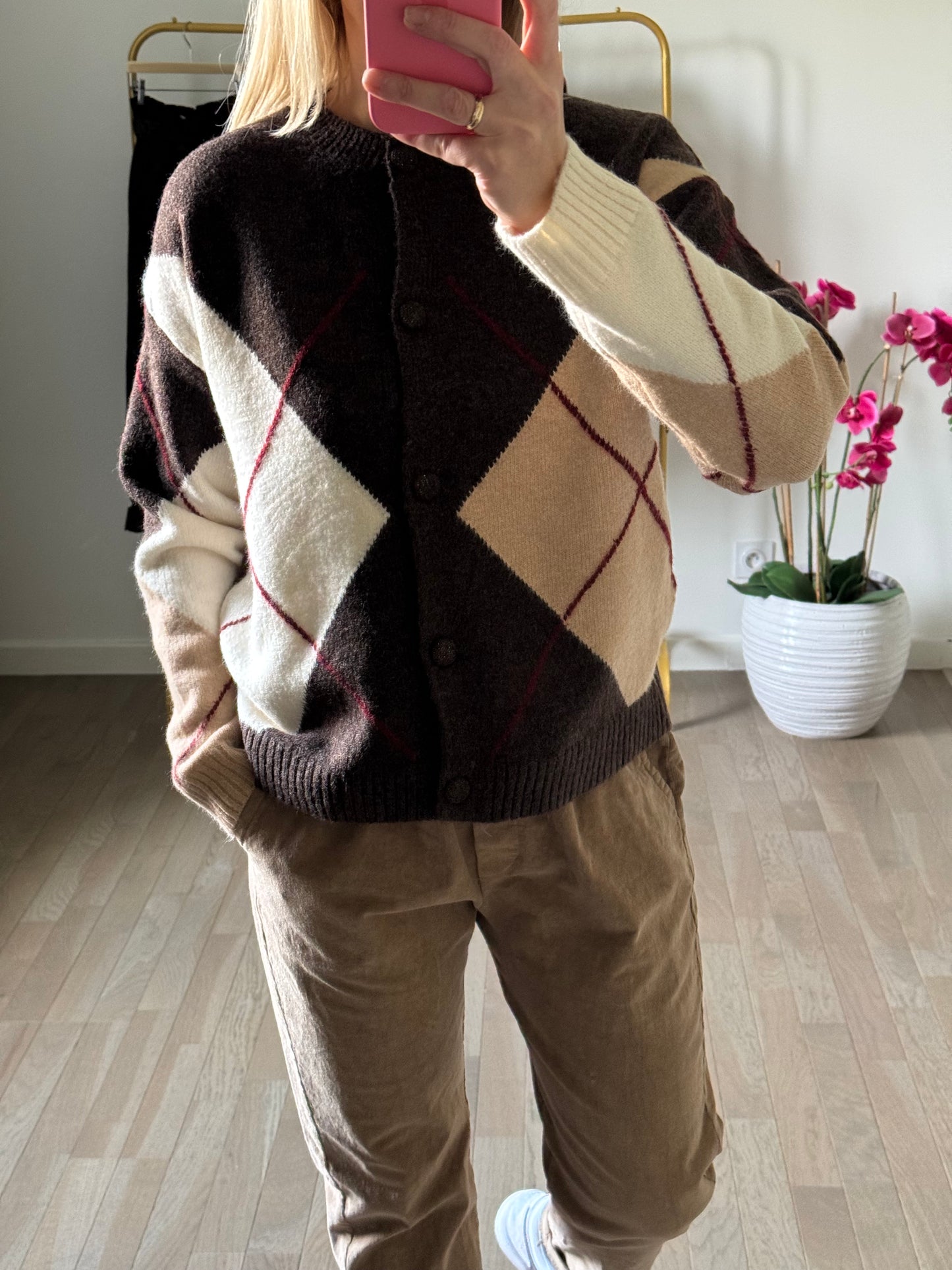 Gilet Ana - Chocolat