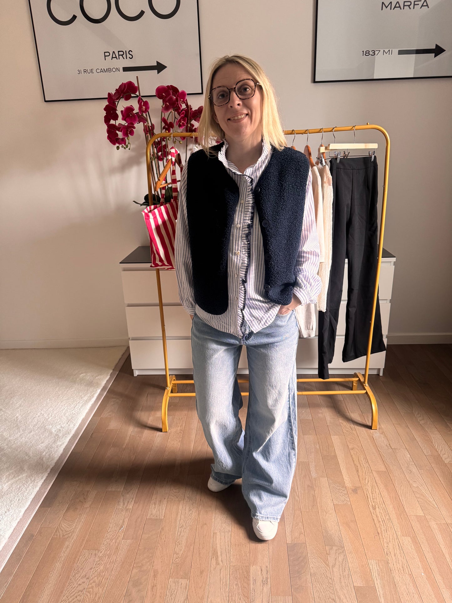 Jeans Louis - Coupe droite - Bleu clair