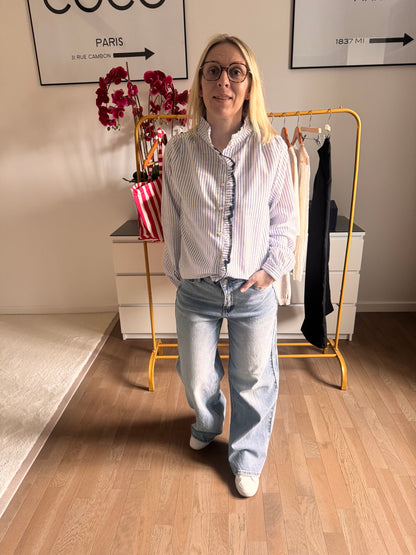 Jeans Louis - Coupe droite - Bleu clair