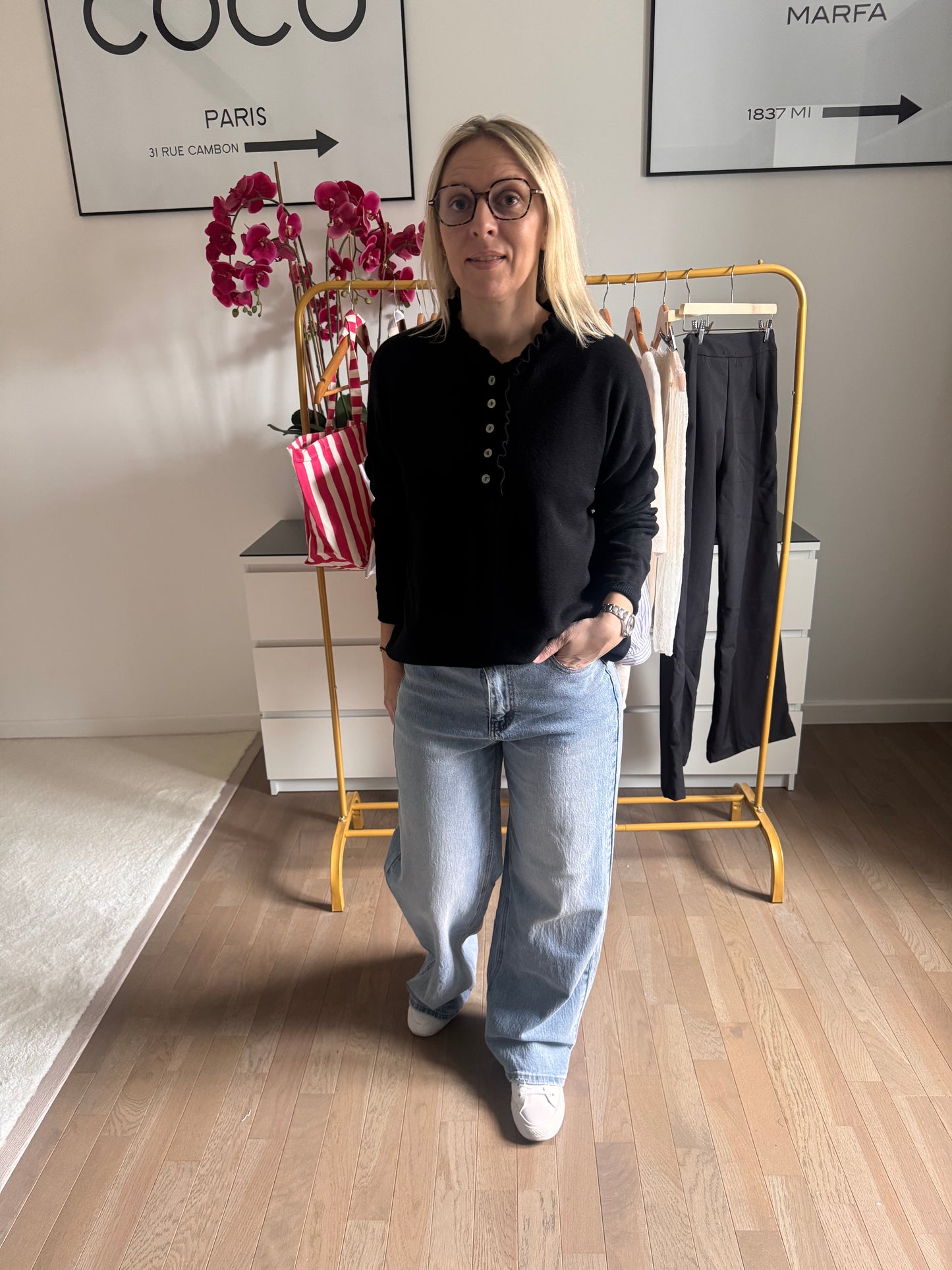 Jeans Louis - Coupe droite - Bleu clair