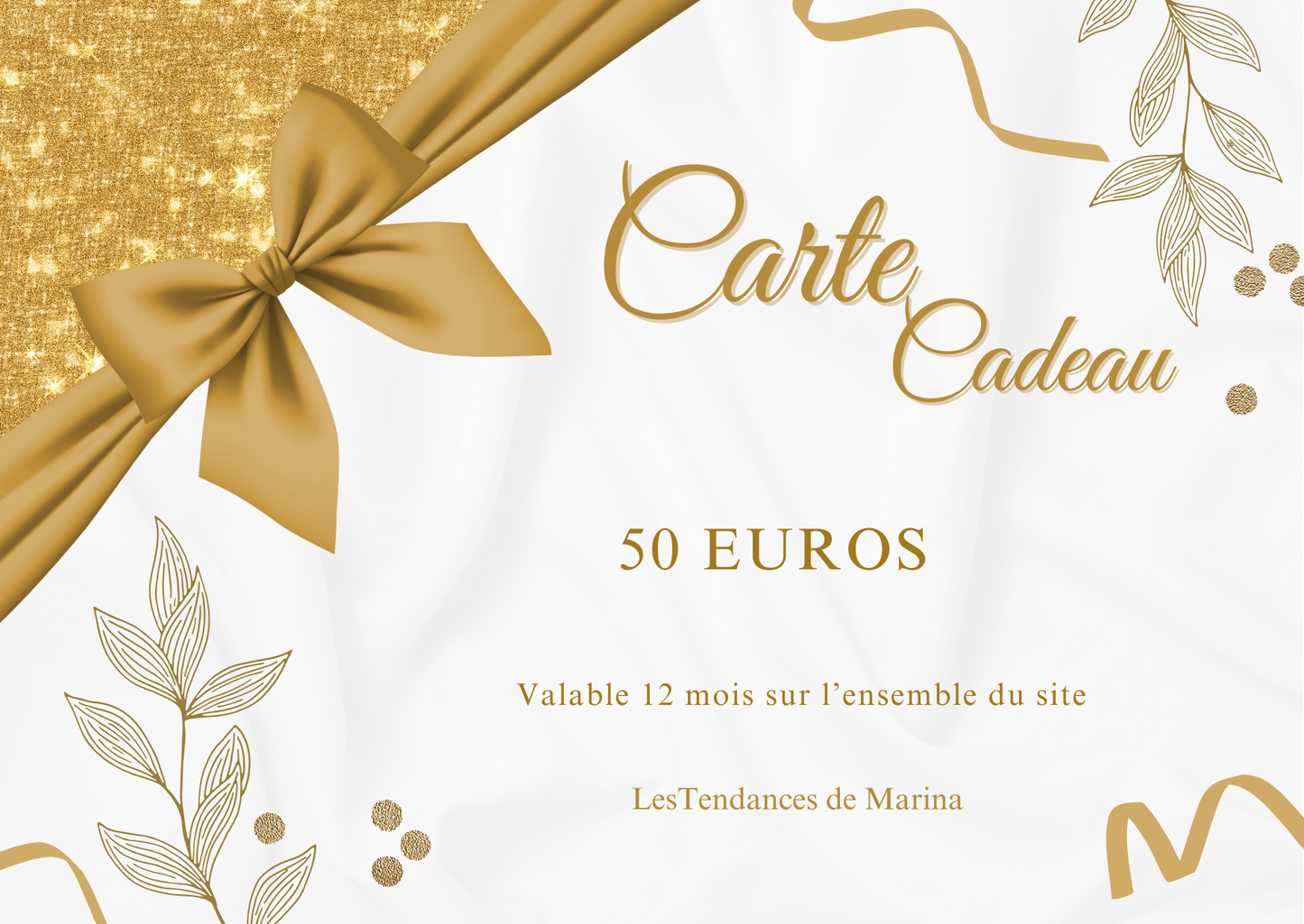 Carte cadeau 50€