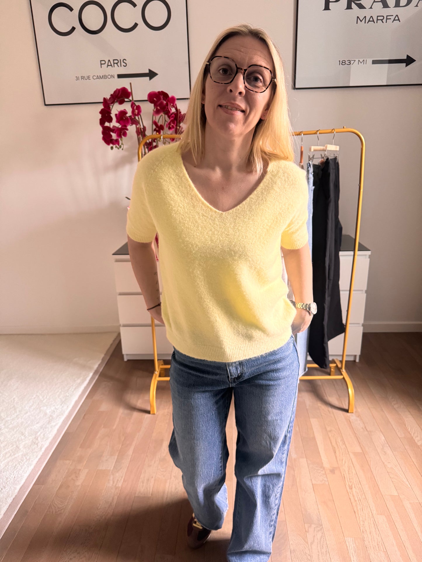 Pull Solène - Jaune