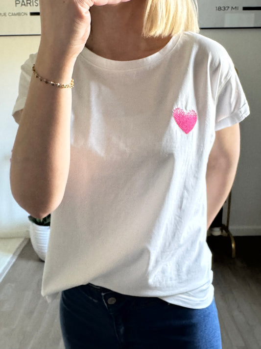 T-shirt Love - Rose