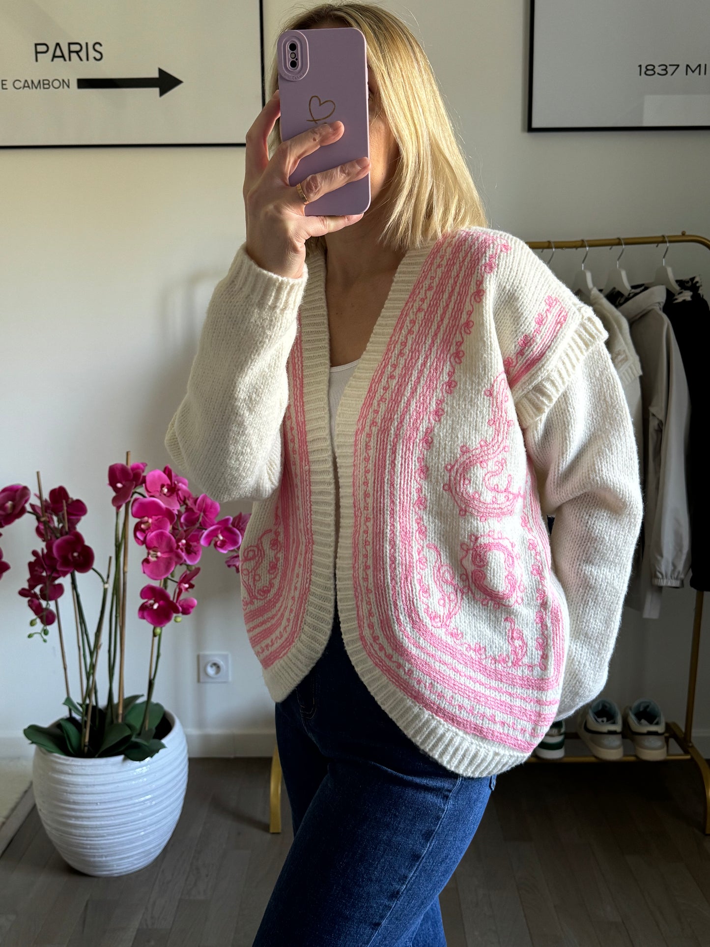 Gilet Lisa - Rose