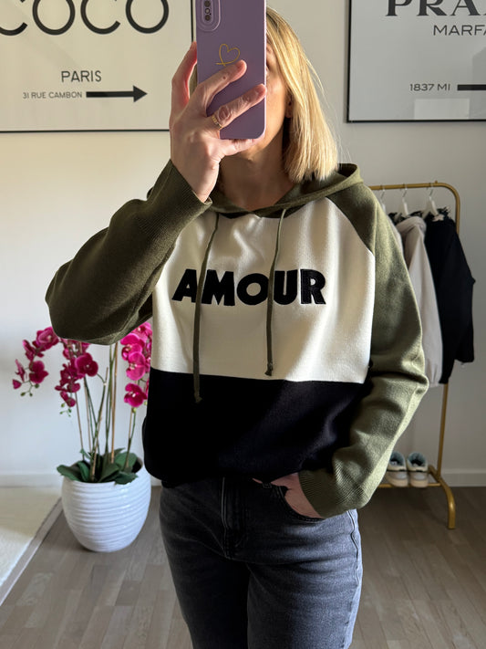 Pull Amour - Kaki