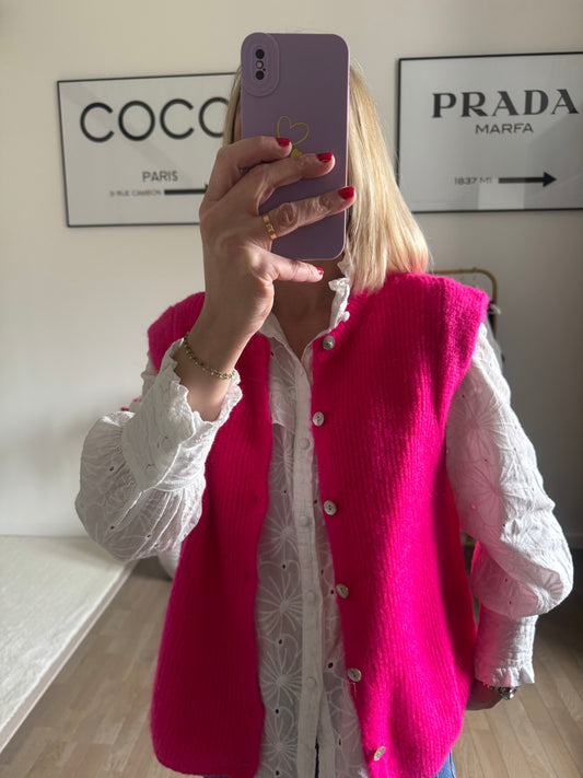 Gilet Lola - Rose