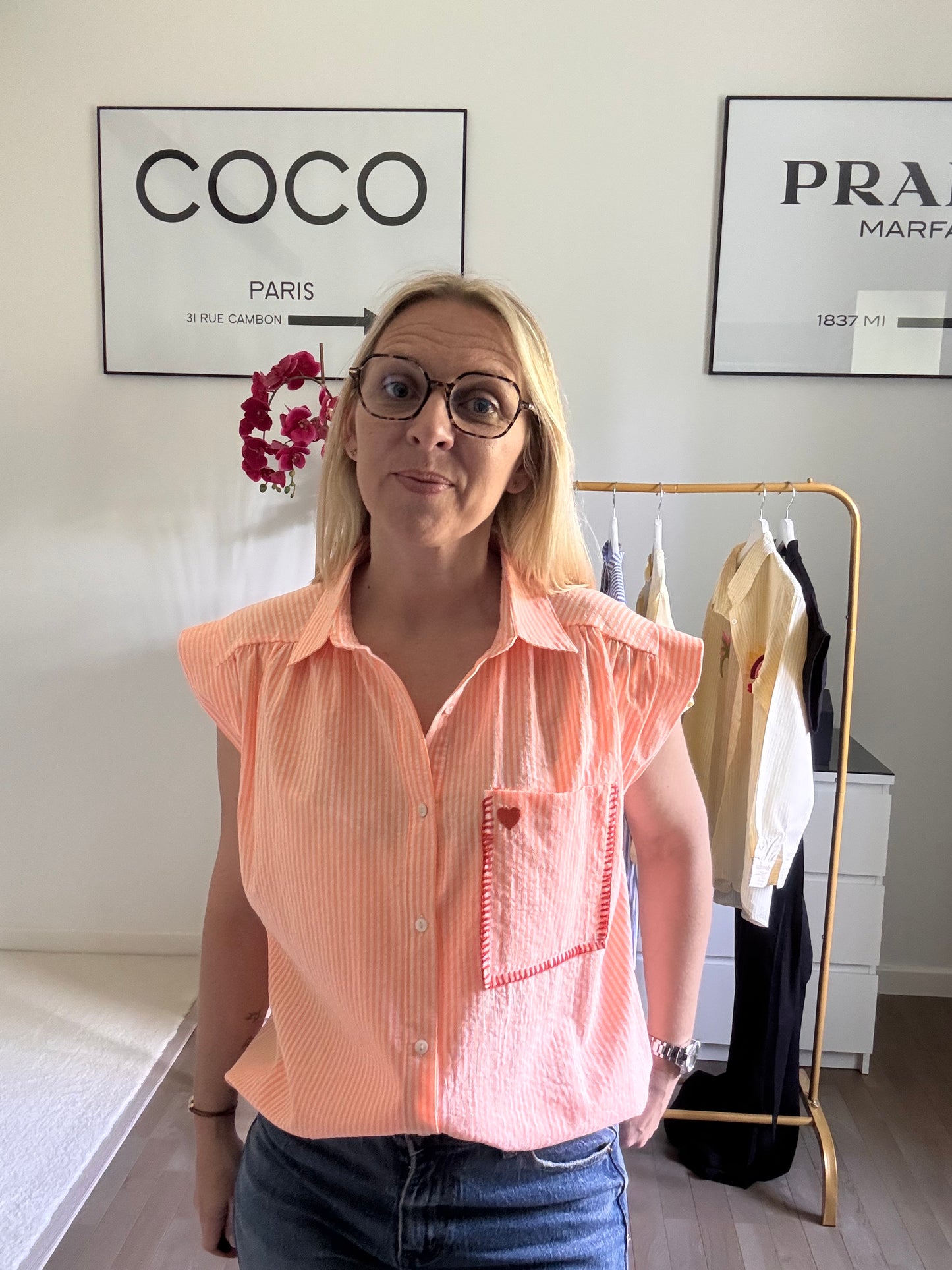 Chemise Orange - Palma