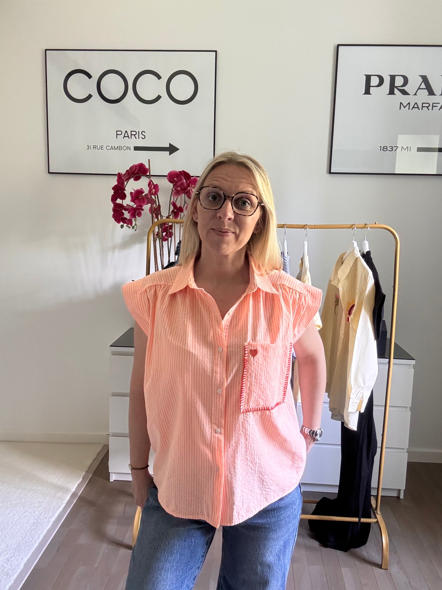 Chemise Orange - Palma