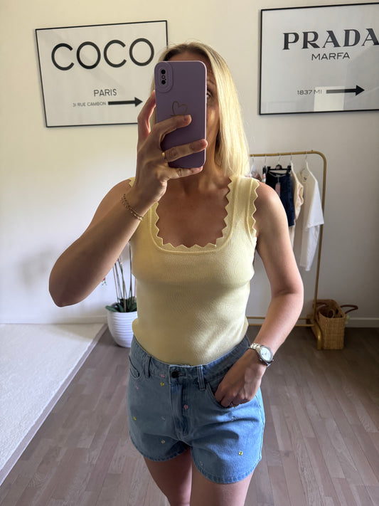 Top jaune - Rosa