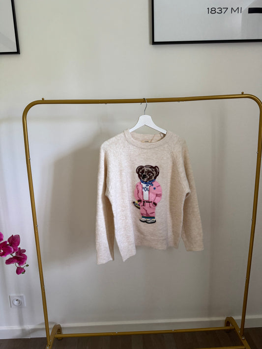 Pull Ourson - Beige