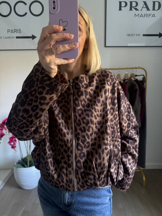 Veste Léonie - Motif léopard