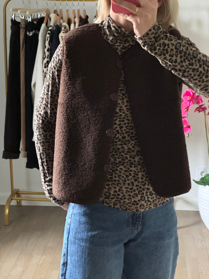 Gilet Léo - Marron