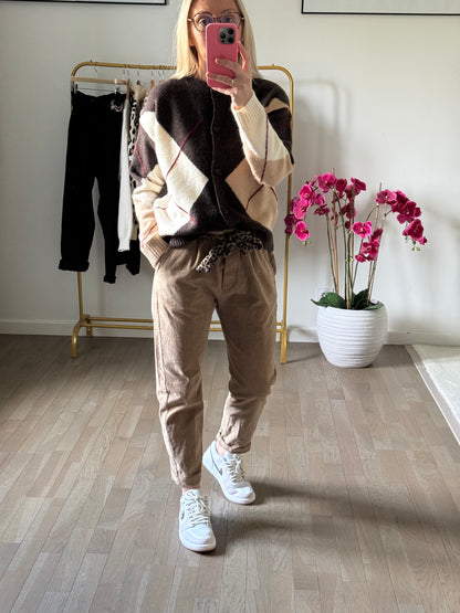 Gilet Ana - Chocolat