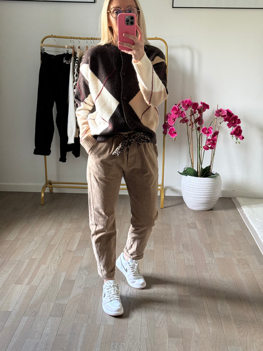 Gilet Ana - Chocolat