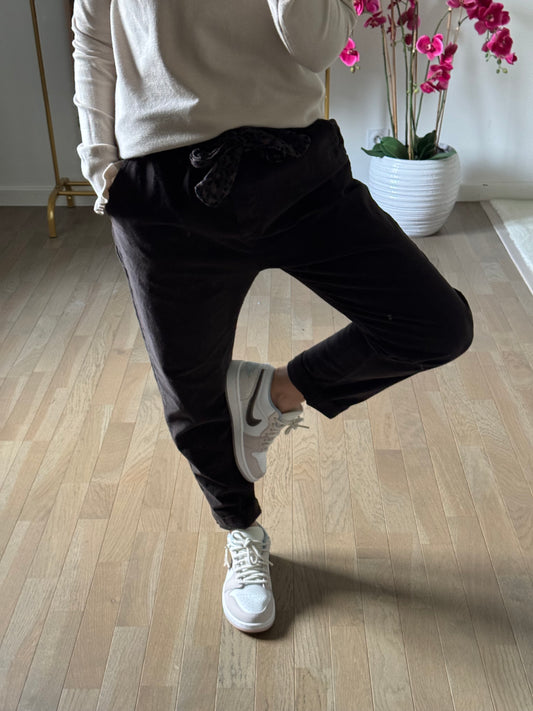 Pantalon Charly - Chocolat